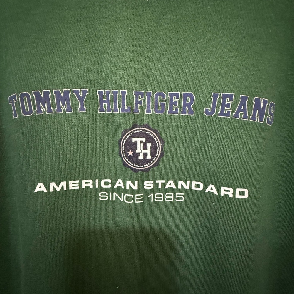 Tommy Hilfiger Jeans Y2k Dark Green Short Sleeve Tee View 5